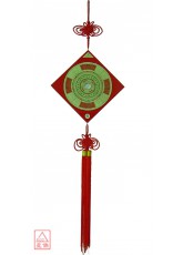 葫蘆墩三元風水羅盤八寸六(中國結+波麗盤面)